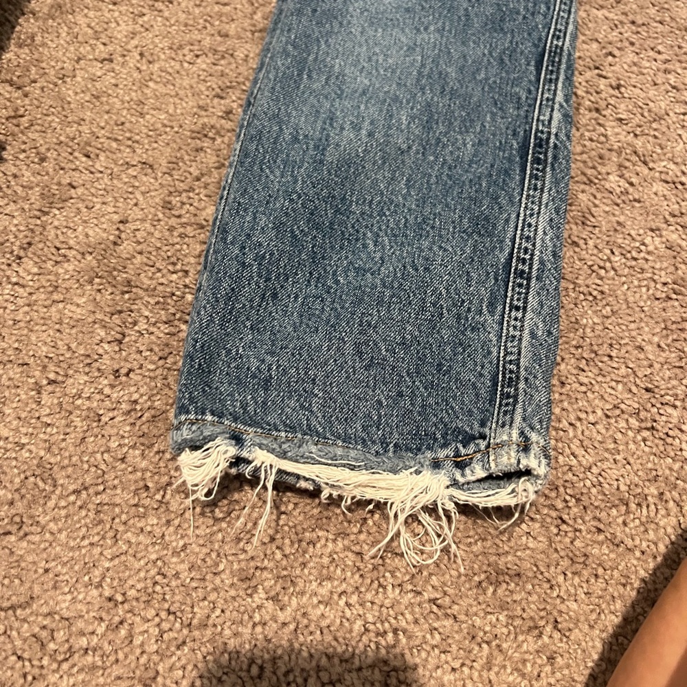 AGOLDE Riley High Rise Straight Crop Jeans - Picture 10 of 16